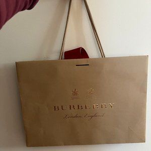 Burberry shopping bag